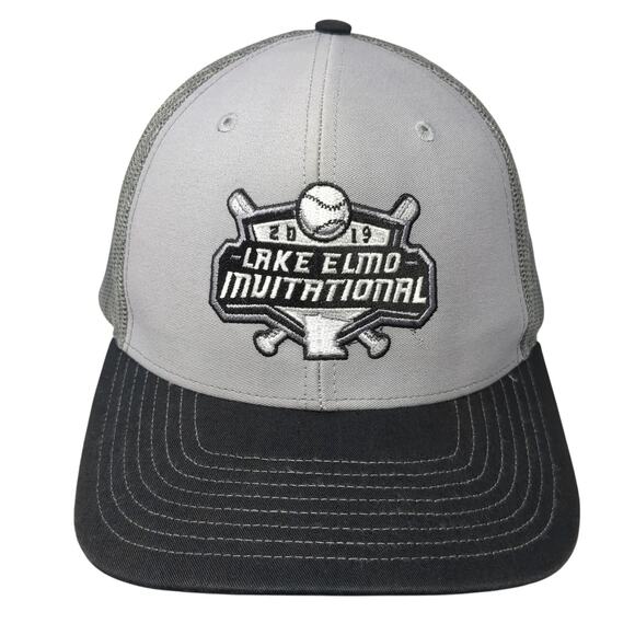 2019 Lake Elmo Invitational Champions Snapback Trucker Hat Gray OS Richardson - Picture 1 of 10